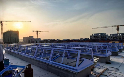 消防城东排烟窗开启角度